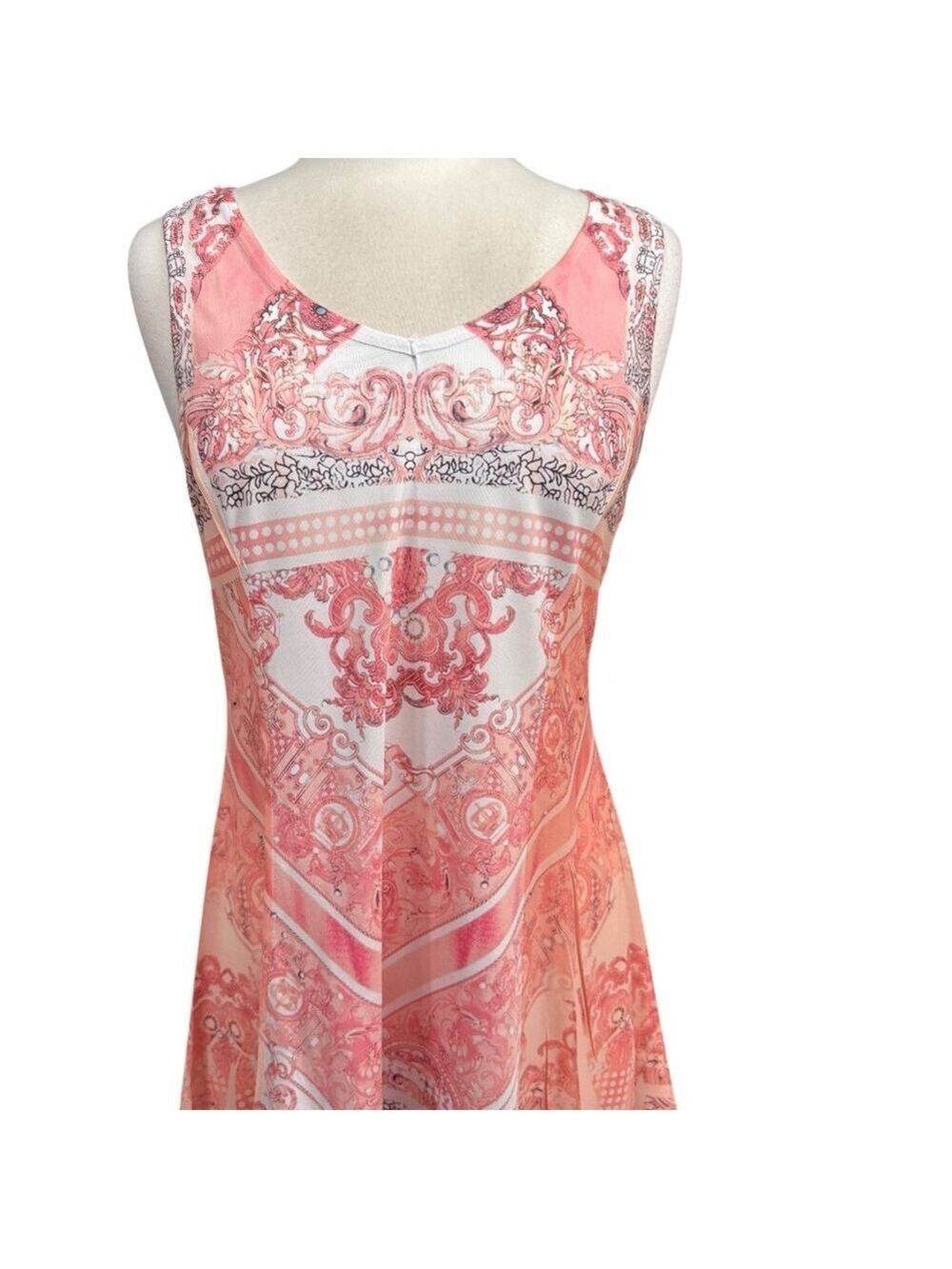 Simply Couture Dress Size L Pink Sleeveless - Picture 2 of 10